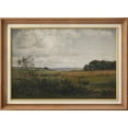 thumbnail image 1 of IDEA4WALL Premium Frame Wall Art Rustic Rural Storm Cloud Country Landscape Print Nature Wilderness Illustrations Fine Art Floral Botanical Wall Decor for Living Room, Office - 26"x36" Natural, 1 of 5