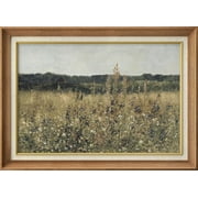 IDEA4WALL Premium Frame Wall Art Rustic Wildflower Country Landscape Print Nature Wilderness Illustrations Fine Art Floral Botanical Farmhouse Wall Decor for Living Room, Office - 26"x36" Natural