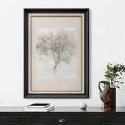 IDEA4WALL Premium Frame Wall Art Storm Clouds Over Countryside Lake Vintage Classic Print Farmhouse Scenery Illustrations Fine Art Colorful Country Wall Decor for Living Room, Office - 26"x36" Black