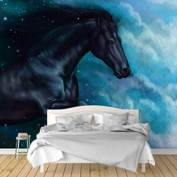 IDEA4WALL Wall Murals for Bedroom Dark Evil Dragon Removable Wallpaper Peel and Stick Wall Stickers