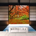 thumbnail image 1 of IDEA4WALL Wall Murals for Bedroom Japanese Style Grid Door View Large Removable Wallpaper Peel and Stick Wall Stickers, 1 of 3