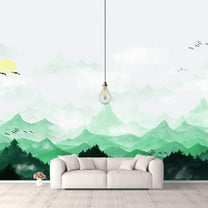 IDEA4WALL Wall Murals for Bedroom Traditional Chinese Landscape View Large Removable Wallpaper Peel and Stick Wall Stickers