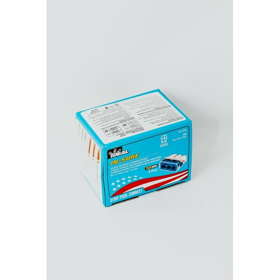 IDEAL 30-1039 10AWG,PUSH-IN,3-PORT,50 BOX IDEAL INDUSTRIES