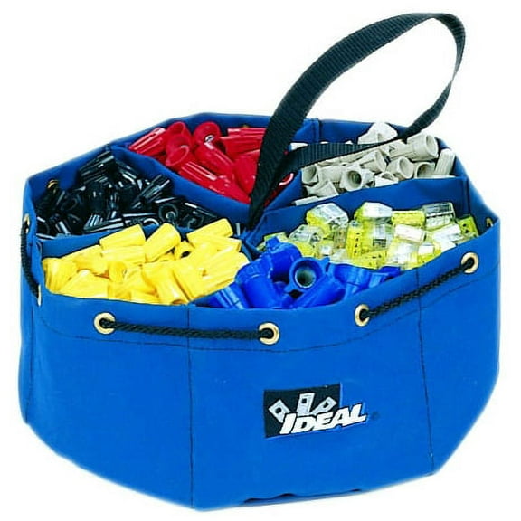 IDEAL - 35-655 Divider Pouch Small Parts Bag Blue