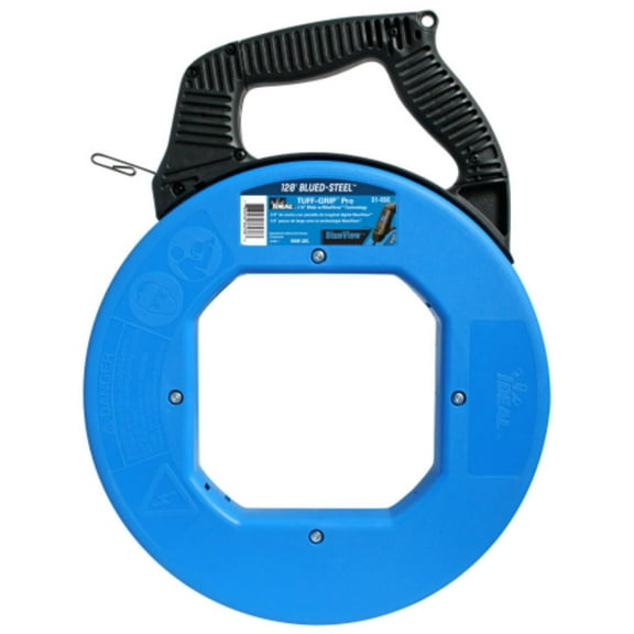IDEAL Electrical 120 ft. Blued-Steel Fish Tape w/BlueView Display