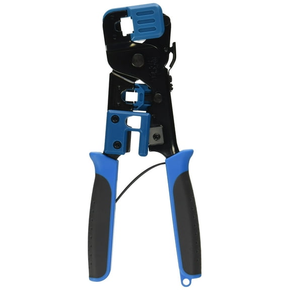 IDEAL Electrical 30-496 Telemaster Modular Plug Crimp Tool, Crimping Tool for CAT5e/6 RJ-45 (8P8C)/RJ-11/12 (6P6C/6P4C) Modular Plugs CA2