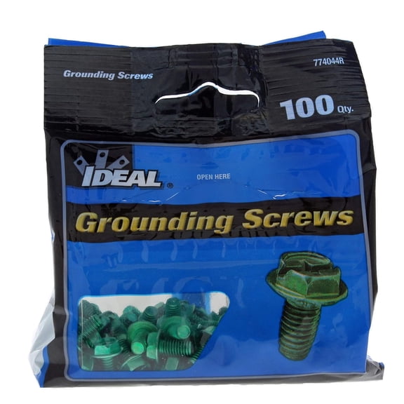 IDEAL Electrical 774044R Combination Grounding Screws (100 Pack)