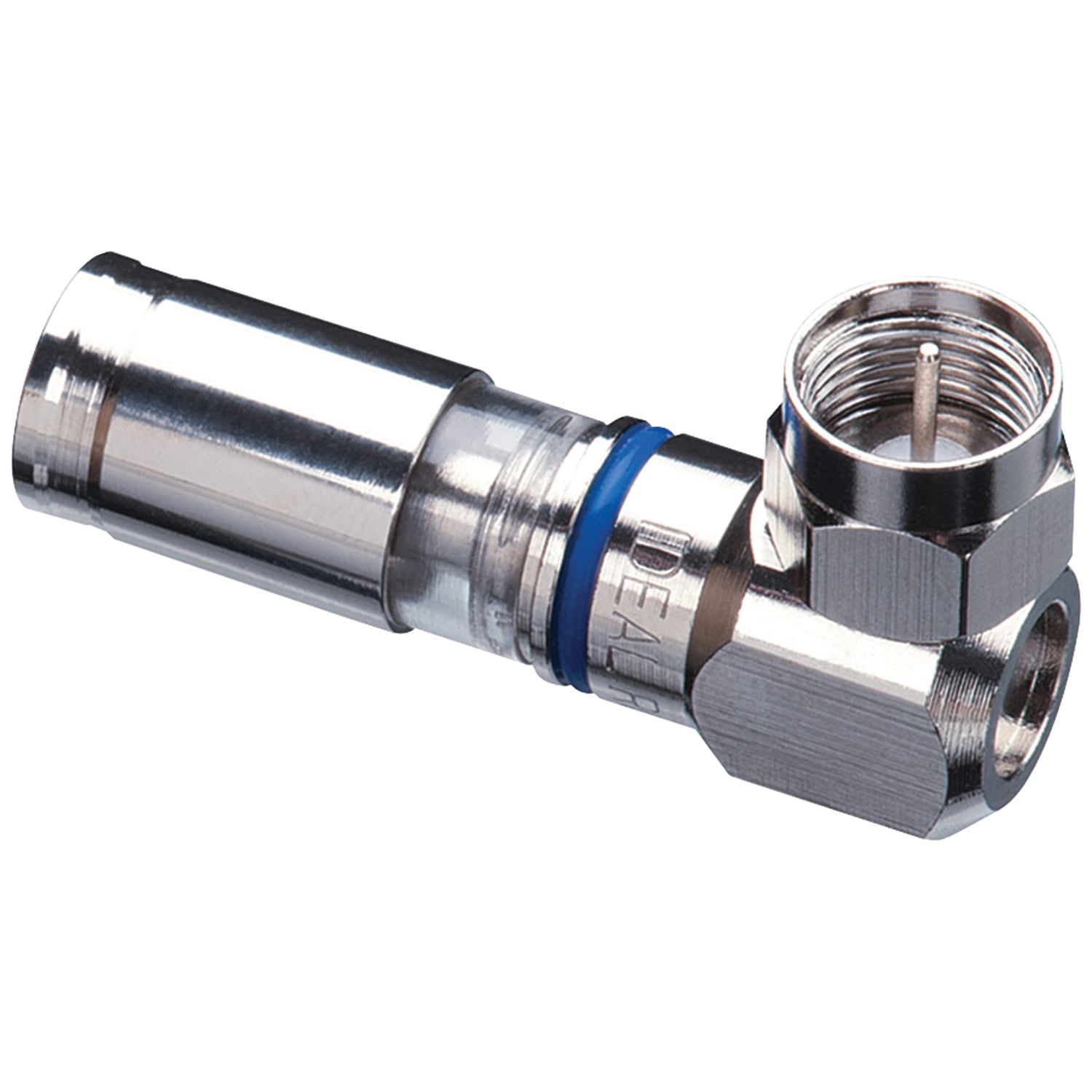 IDEAL RG6 & RG6 InSITE RTQ Plenum Right-Angle F-Connector, 5 pk