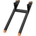 thumbnail image 1 of IDEALHOUSE 1500 lbs 60" Pallet Forks for Tractor, Black + Orange, Heavy Duty Loader Attachments, Clamp On, Universal Bucket Forks, Adjustable Stabilizer Bar, 1 of 8