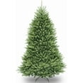 thumbnail image 1 of IDEALHOUSE, 6FT, Green Christmas Tree. Pre-Installed Multicolor Bulbs, Full Fraser Fir, Hinged Branches, Metal Stand. Indoor Holiday Decor for Home, Office, Entryway., 1 of 8