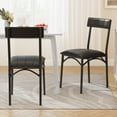 IDEALHOUSE Dining Chairs Set of 2, PU Leather Kitchen Chairs for 2
