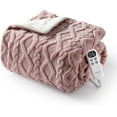 thumbnail image 1 of IDEALHOUSE Electric Blanket, 6 Heat Settings, 4 Timers, ETL, Machine Wash, Pink, 50x60 in, 1 of 8