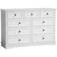thumbnail image 1 of IDEALSOUL Dresser, 9 Drawer Dresser with Round Metal Handle, 1 of 1