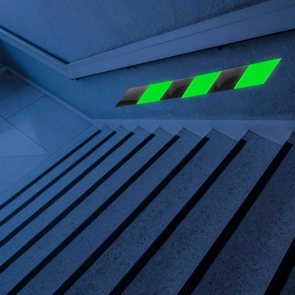 IDEANATEGRATE 1 Roll Luminous Tape for General Users Glow in the Dark PVC 500x2x0.08in