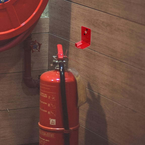 IDEANATEGRATE 1 Set Extinguisher Mounting Bracket for Holding Fire Extinguisher 6.5x2.2in