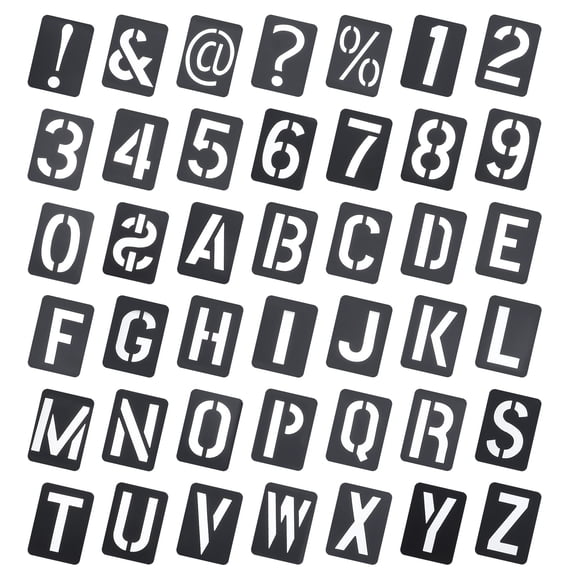 IDEANATEGRATE 1 Set Painting Stencils Diy Enthusiasts Hollow Out Design PP Material for Home Decoration