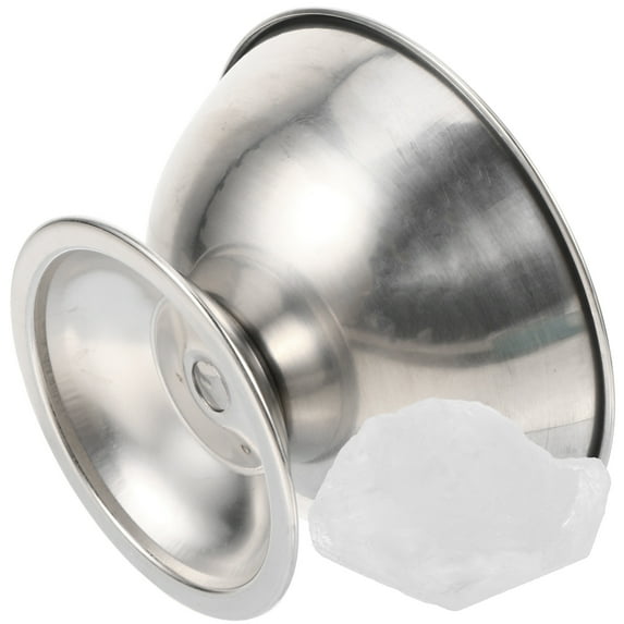 IDEANATEGRATE 1 Set Stainless Steel Alumn Cup for Jewelry Making Tool 3.7X3.7X2.2in