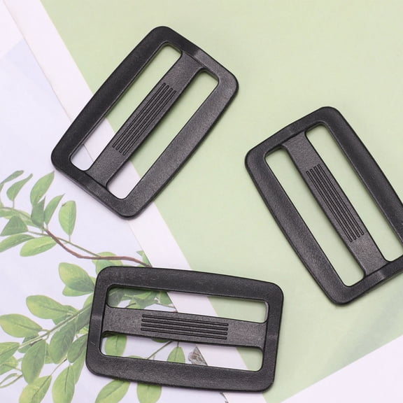 IDEANATEGRATE 100Pcs Black Shoulder Straps Buckles for Bag Strap Backpack Handbag Tote Travel Luggage