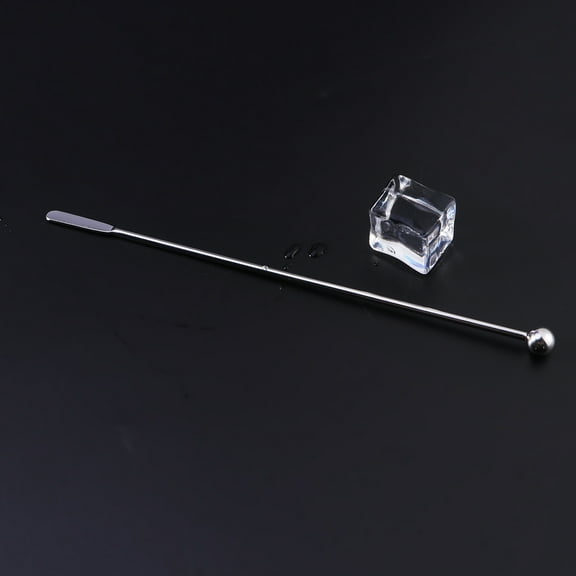 IDEANATEGRATE 10Pcs Cocktail Stick Silver Stainless Steel For Various Occasions