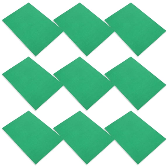 IDEANATEGRATE 10Pcs Colored Paper Sheets Green Dark Green A4 11.7x8.3in for Kids and Students Craft Projects