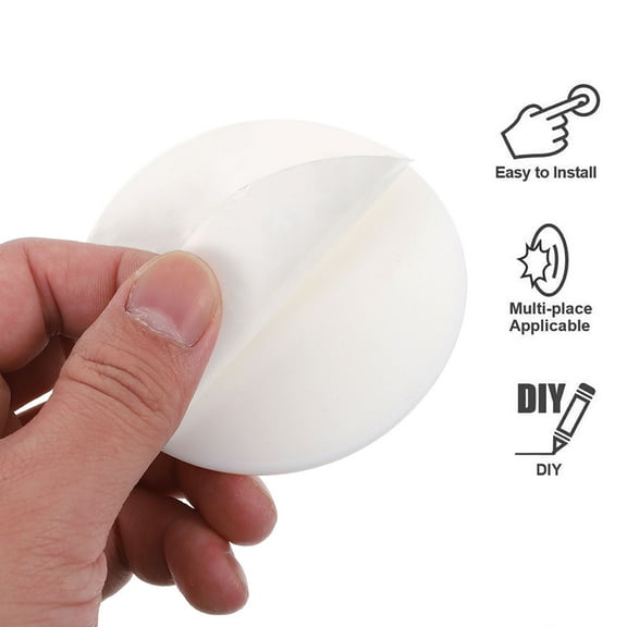 IDEANATEGRATE 10Pcs Door Cushion Bumper Pads Shock Absorption Noise Reduction Cabinet Padding