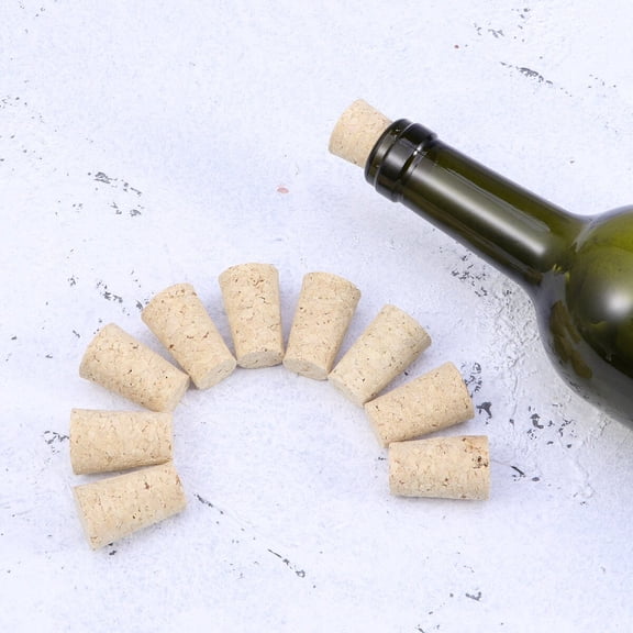 IDEANATEGRATE 10Pcs Wine Corks for Bar and Anniversaries Beige Color Easy Insertion