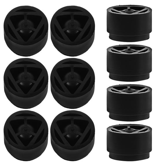 IDEANATEGRATE 10Set Black Rubber Grommets for Engine Cover and Vibration Reduction
