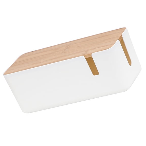 IDEANATEGRATE 1Pack 11.8X4.8Inch Cable Hider Box Cord Organizer Container For General Users In Home Or Office