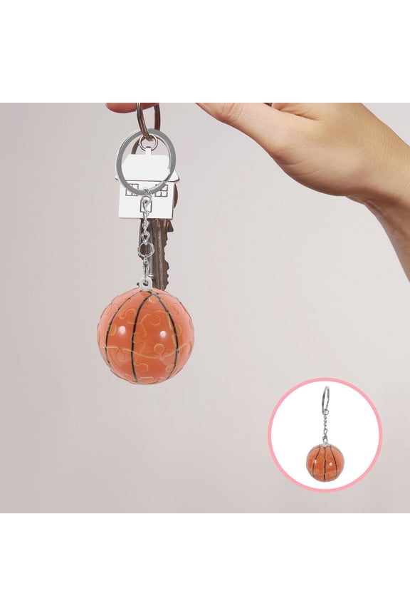 1Pack Adorable Sports Ball Keychains for Backpacks and Keys