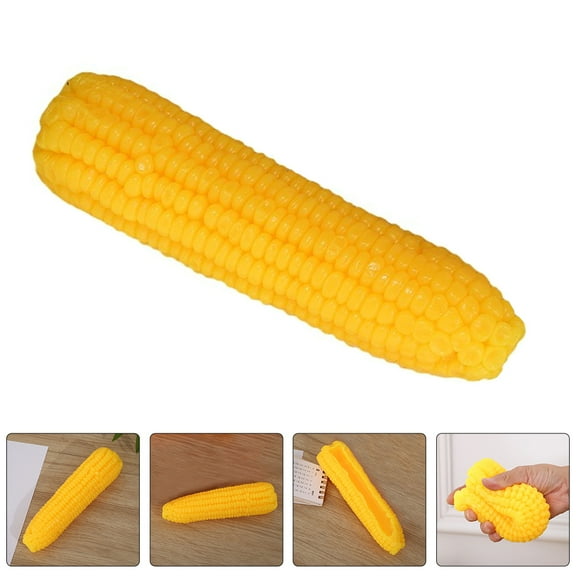 IDEANATEGRATE 1Pack Crop Corn Decoration Realistic Design Yellow Corn Model for Home and Educational Use