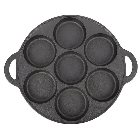 IDEANATEGRATE 1Pack Mini Pancake Pan Non Stick Easy to Clean Heat Insulation for Home Cooks 11x10.2x1in