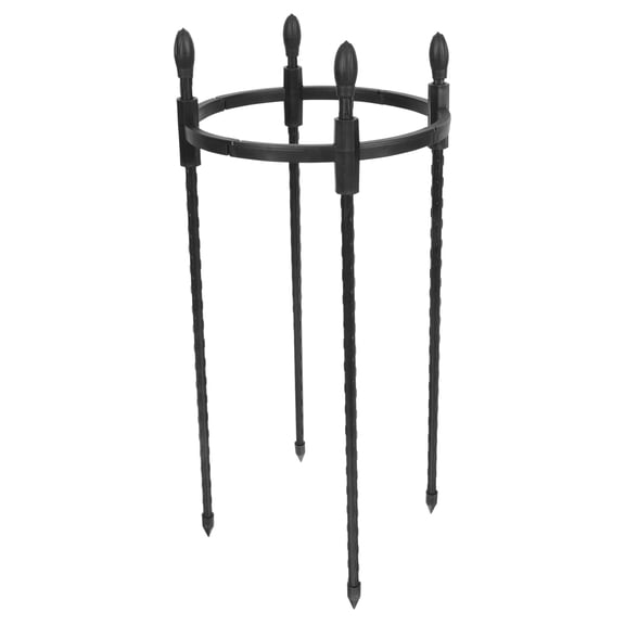 IDEANATEGRATE 1Pack Plant Support Stand Plastic Covered Steel Tube for Climbing Vegetables 8mm Thickness 20x7.9in Round