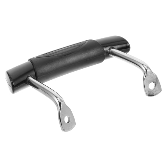 IDEANATEGRATE 1Pack Pot Handles Three Arc Ear Design Black Steel Cookware Handle Replacement