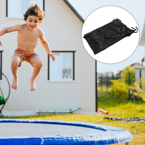 IDEANATEGRATE 1Pack Trampoline Canopy Black Square UV Protection And Rainproof For Outdoor Adventure