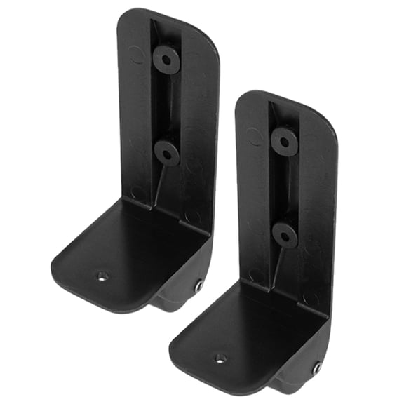 IDEANATEGRATE Black Side Mount Speaker Casters Noisefree Motion for Daily Use 1Pair