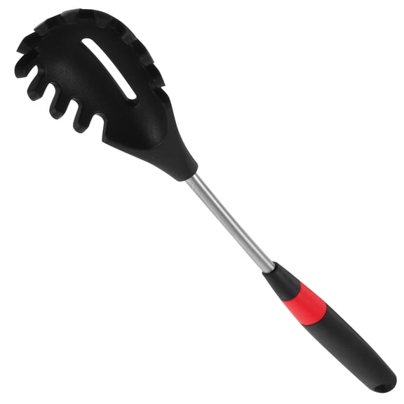 IDEANATEGRATE Handle Black Kitchen Spoon - Cooking Utensil for Everyday Kitchen Tools and Gadgets