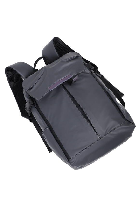 1Pcs Grey Sleek Design Pu Polyester Carry Basketball Backpack for Cycling Enthusiasts
