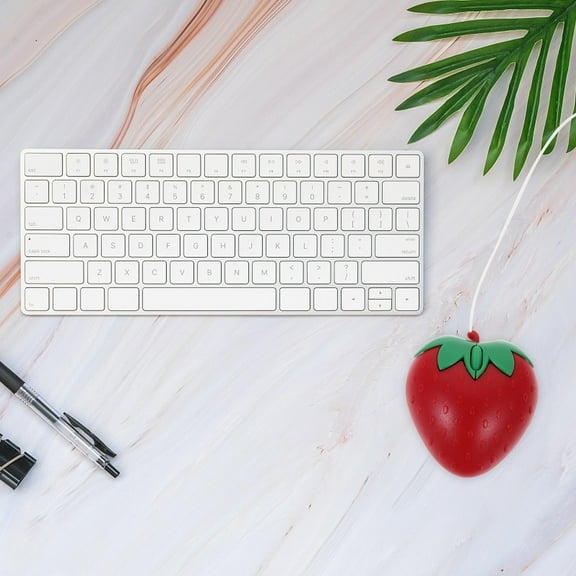 IDEANATEGRATE 1Pcs Red Novelty Mouse Optical Sensor Precision for Computer Small Size 3.8X3.4in