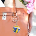 thumbnail image 1 of IDEANATEGRATE 1Pcs Small Volleyball Key Chain for Holiday and Birthday, 1 of 8
