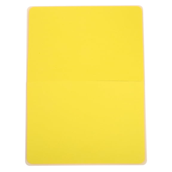 IDEANATEGRATE 1Pcs Yellow Rectangular Karate Breaking Board for Martial Arts Training 12.2X9.1X0.4In