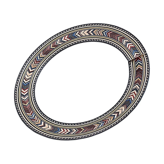IDEANATEGRATE 1Set Bamboo Guitar Rosette for Acoustic Guitar Sound Hole Inlay