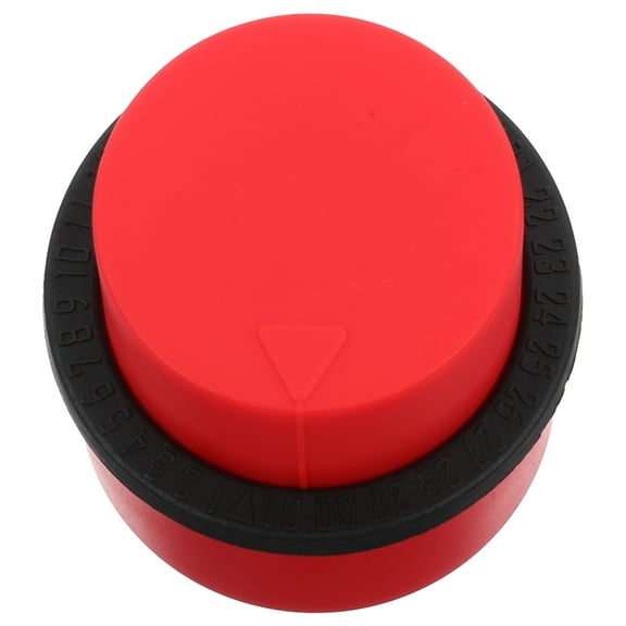 IDEANATEGRATE Soda Lid Red Black 1Pack 3.1in Inner Diameter