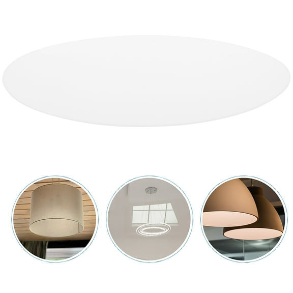 IDEANATEGRATE 1Set Ceiling Light Cover Ceiling Light Covers White Acrylic Plastic for Bedroom Lampshade