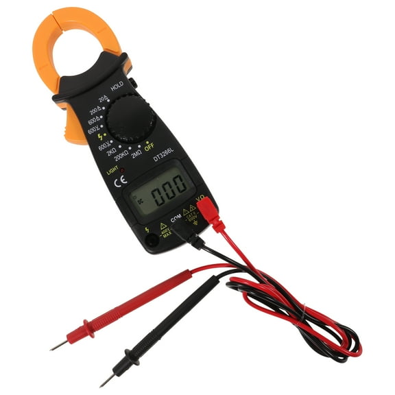 IDEANATEGRATE 1Set Clamp Meter Portable Plastic Electronic Components For Electrical Tools With Lcd Display Test Meter