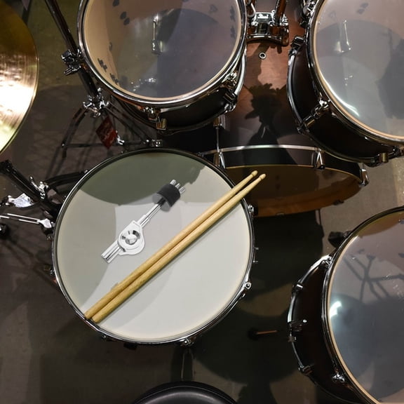 IDEANATEGRATE 1Set Cymbal Stacker Mount Silver Alloy for Drum Kit Component Practice Rooms Concert Stages