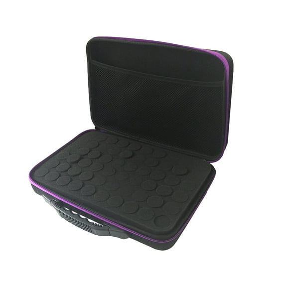 IDEANATEGRATE 1Set Essential Oil Storage Box Case Shockproof Portable Organizer 32x22.5x7cm