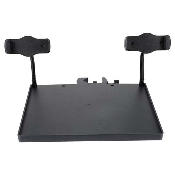 IDEANATEGRATE 1Set Flat Professional Technology Phone Stand Tray Clamp On Rack Tray Holder Adjustable Angle