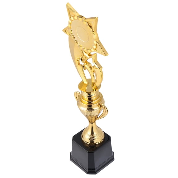 IDEANATEGRATE 1Set Golden Trophy Cup for Kids Award in Parties and Competitions Plastic Material