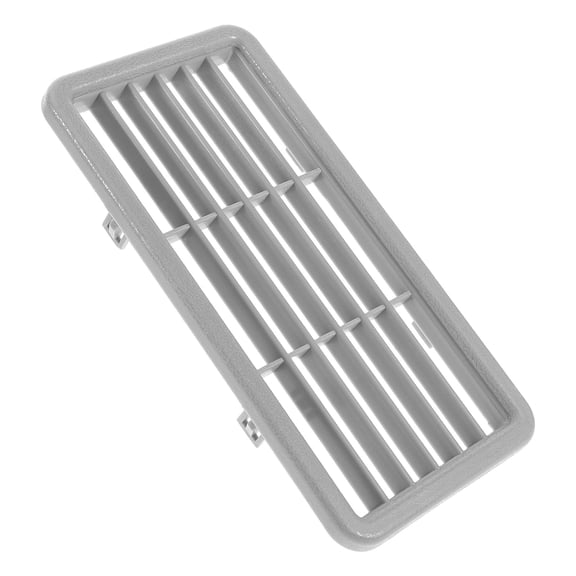IDEANATEGRATE 1Set Grey ABS Louvered Grille Air Outlet Vent for Car Ventilation Cover 6.3X3.1X0.7In