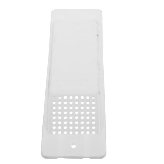 IDEANATEGRATE 1Set Grey Rectangular Abs Air Vent Cover for Car Hood Truck Ventilation Cover 8.0x2.6x1.0in